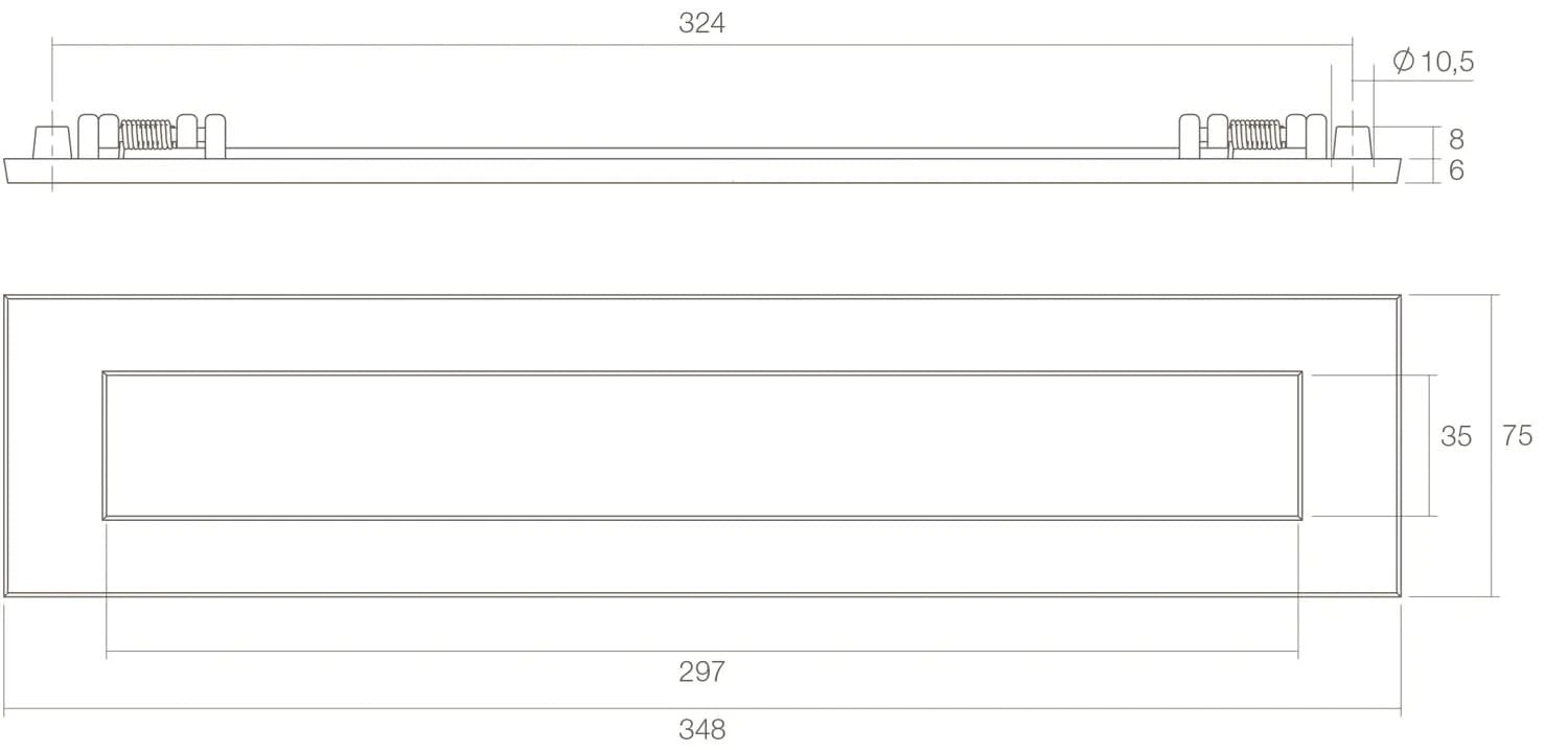 Intersteel Brievenbus rechthoekig chroom 1