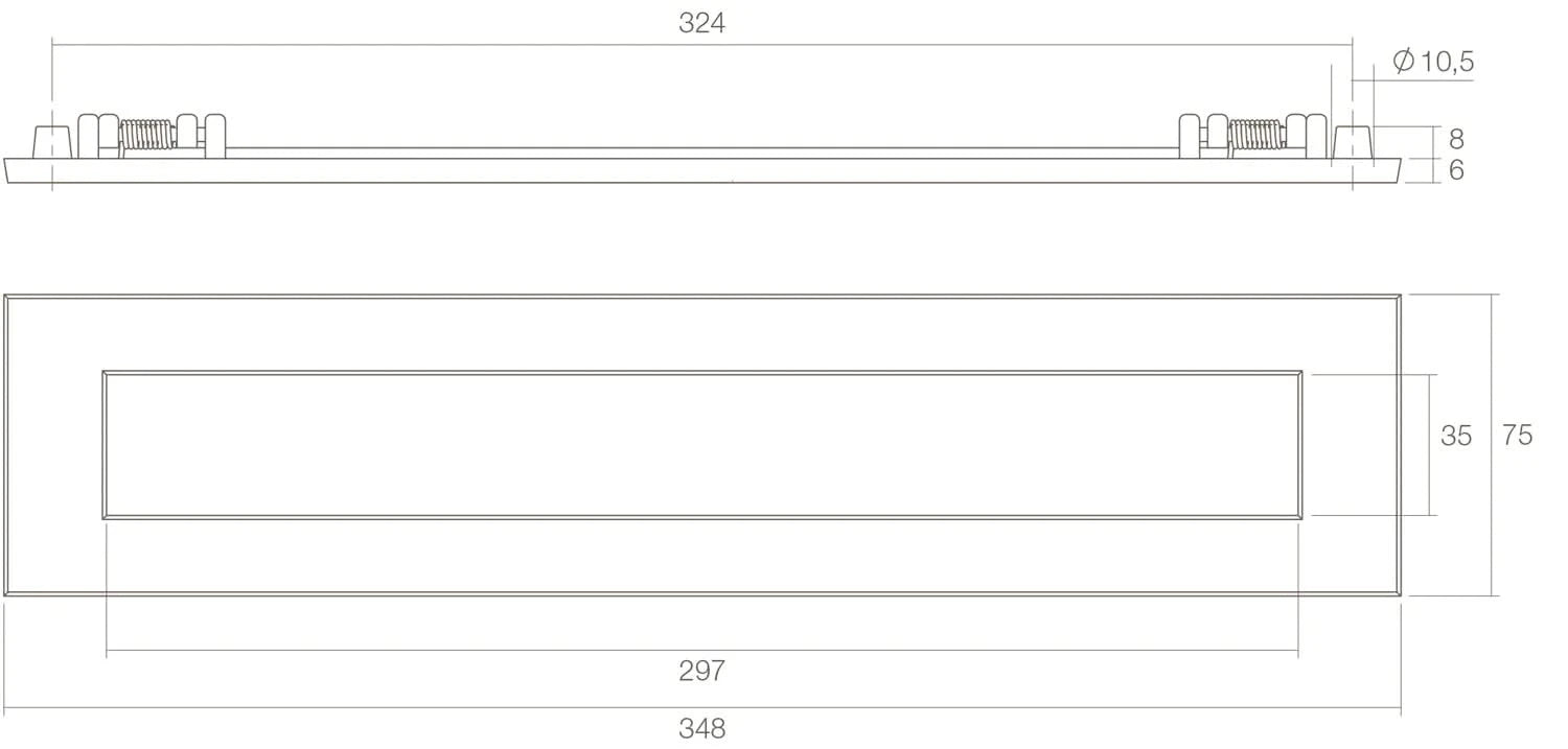Intersteel Brievenbus rechthoekig nikkel mat 1