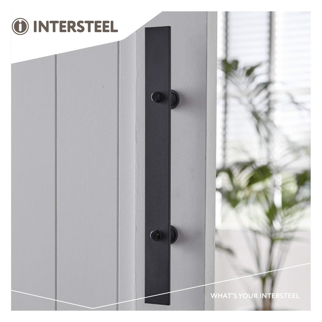 Intersteel Deurgreep 400 x 40 mm mat zwart 2