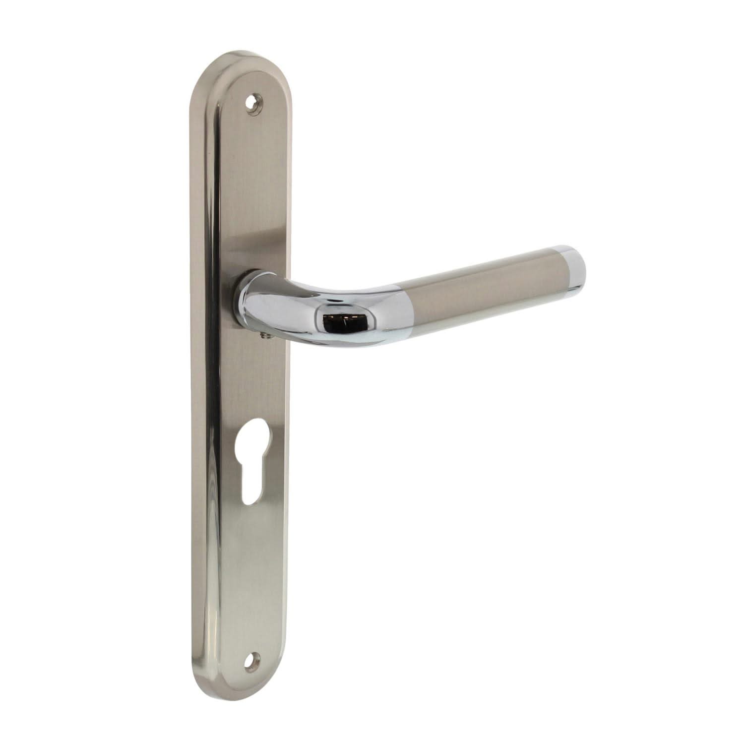 Intersteel Deurkruk Agatha op schild chroom - Deurbeslag-expert