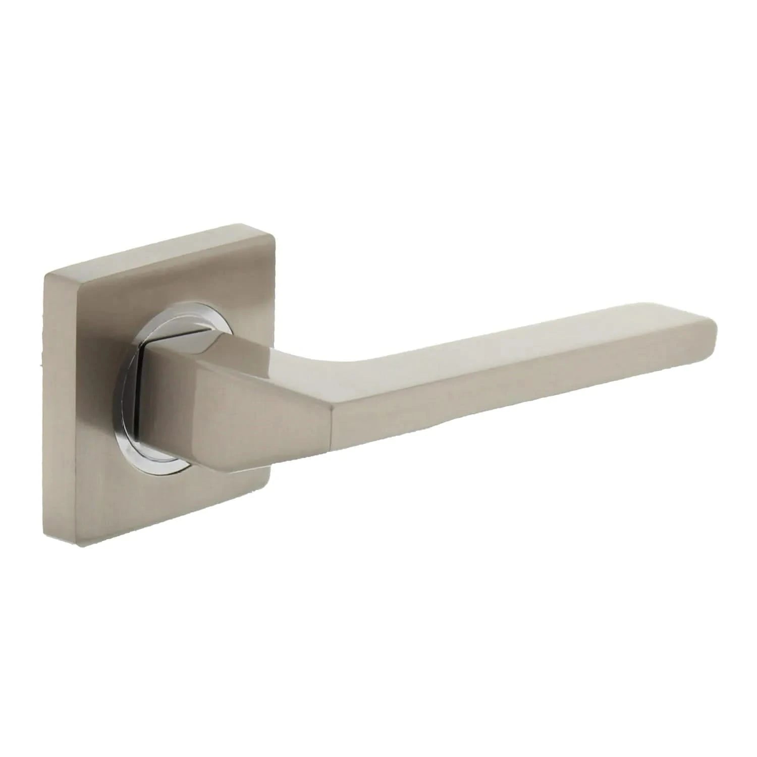 Intersteel Deurkruk Ben op vierkant rozet nikkel mat