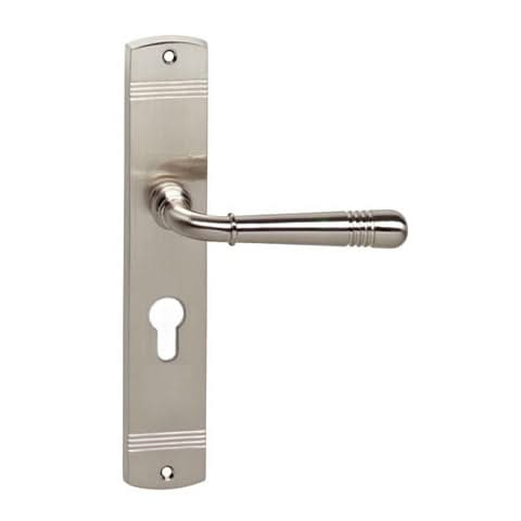 Intersteel Deurkruk Helena op schild nikkel mat - Deurbeslag-expert