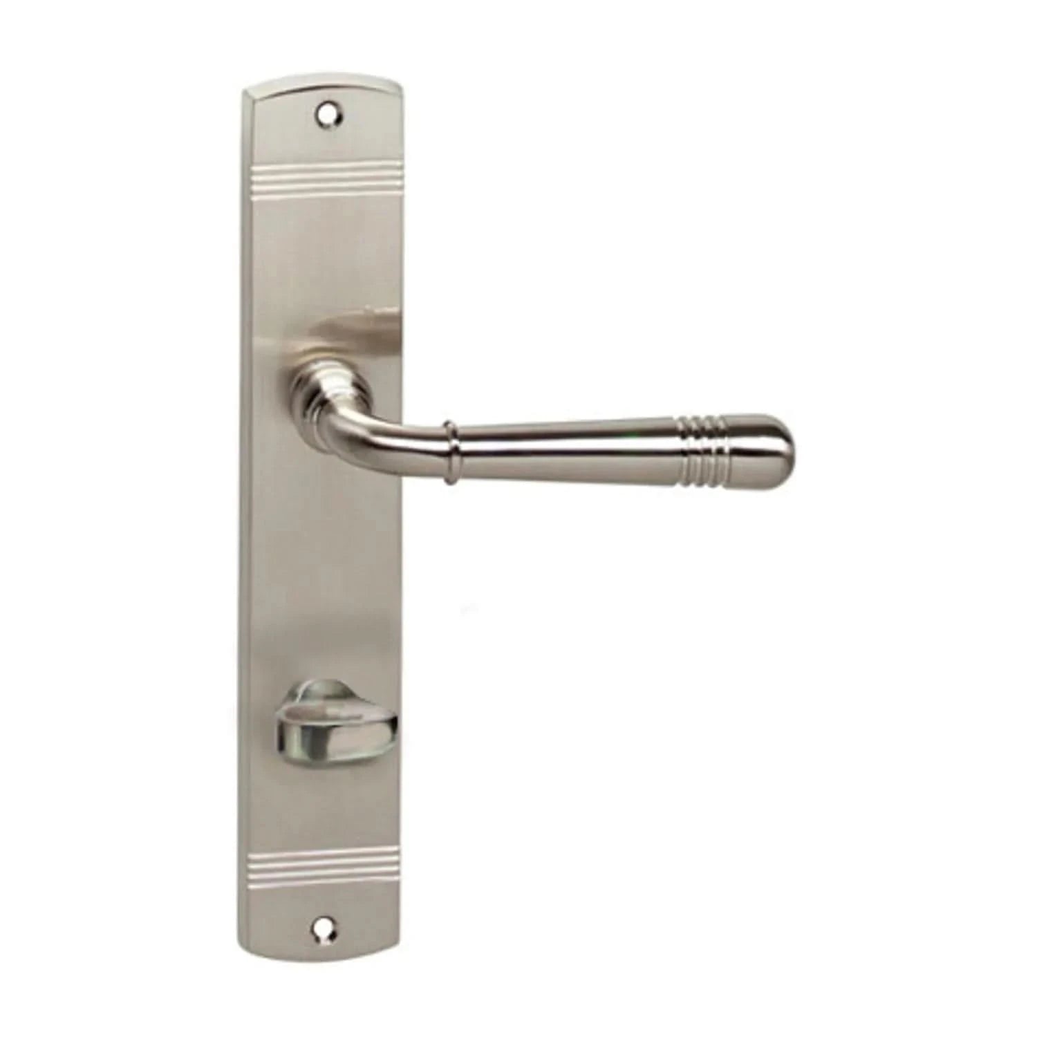 Intersteel Deurkruk Helena op schild nikkel mat - Deurbeslag-expert