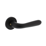 Intersteel Deurkruk Merredin op rozet o50x7 mm aluminium zwart