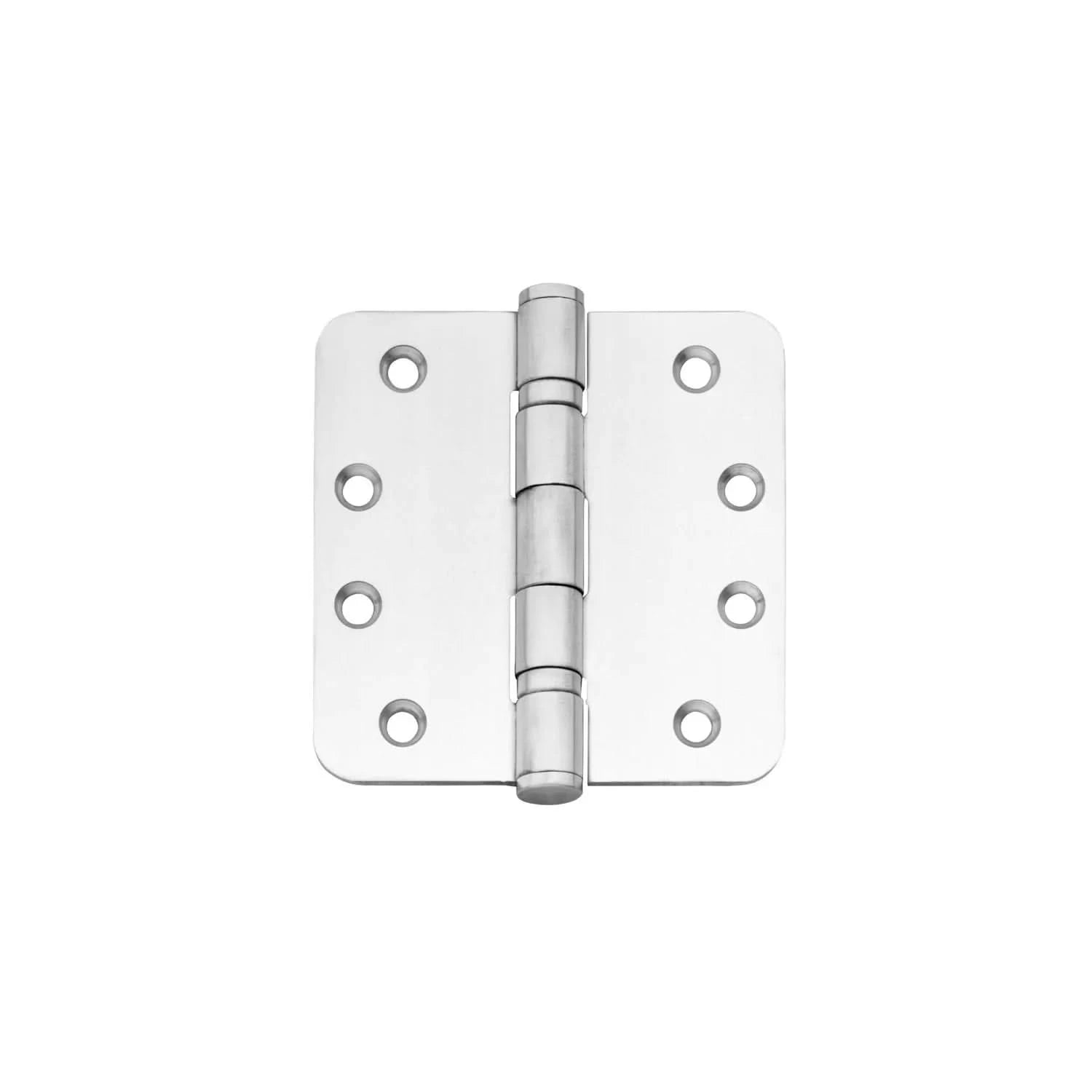 Intersteel Kogellagerscharnier recht tot 100 kilo rvs geborsteld 102 x 102 mm