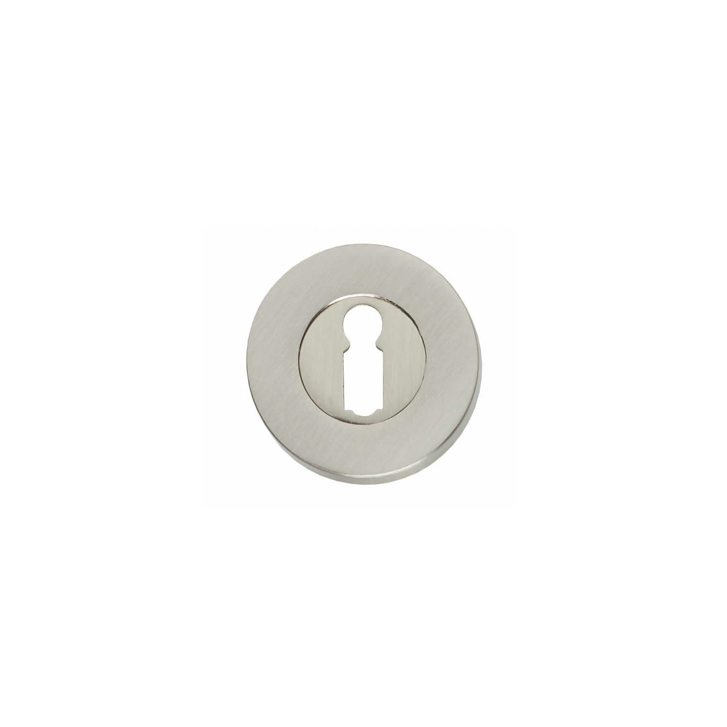 Intersteel | Rozet sleutelgat | Rond | Verdekt | Nikkel Mat
