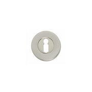 Intersteel | Rozet sleutelgat | Rond | Verdekt | Nikkel Mat