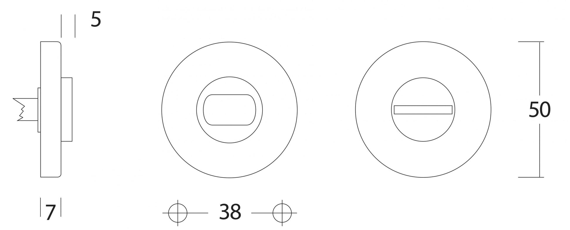 Intersteel Rozet toilet badkamersluiting rond messing gelakt 1 scaled