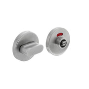 Intersteel | Rozet toilet-/badkamersluiting | Rond | Nokken met stiftbediening | RVS Geborsteld