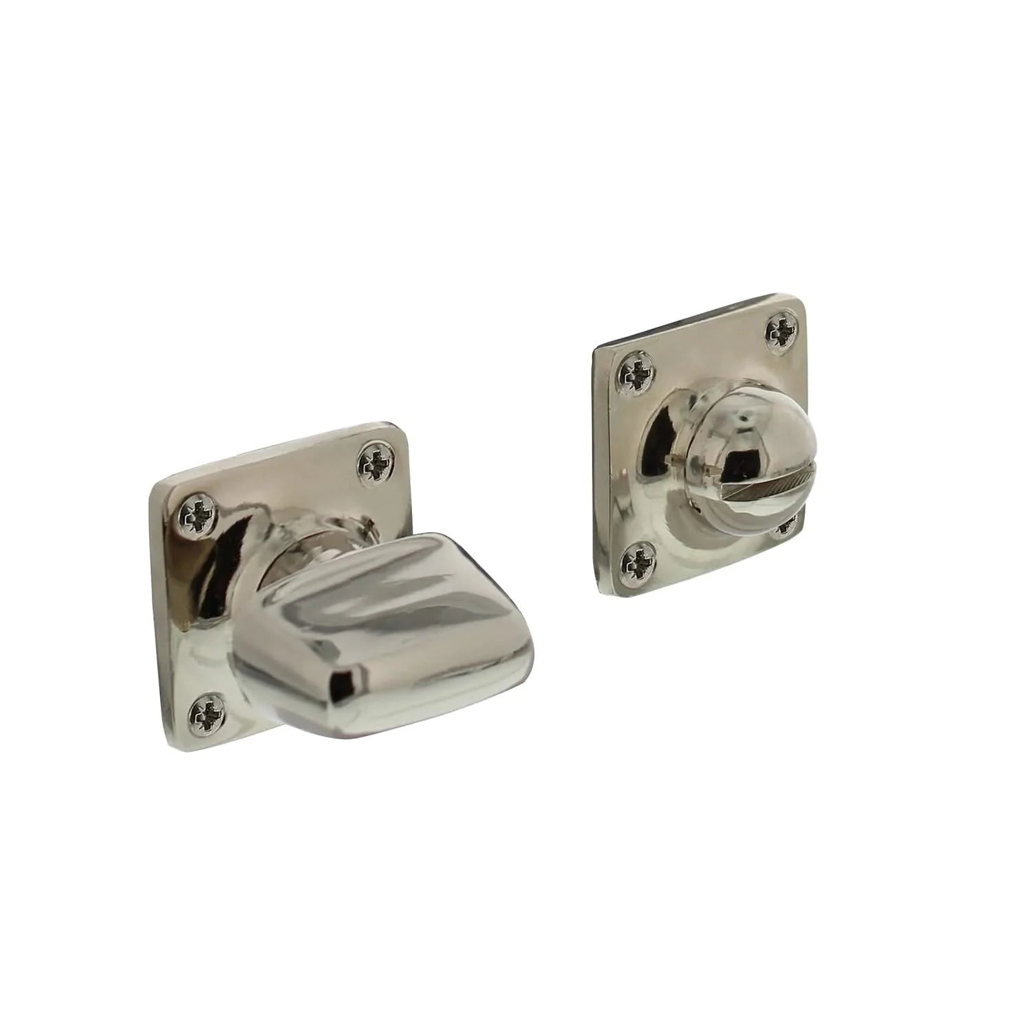 Intersteel | Rozet toilet-/badkamersluiting | Vierkant | Basic | Nikkel