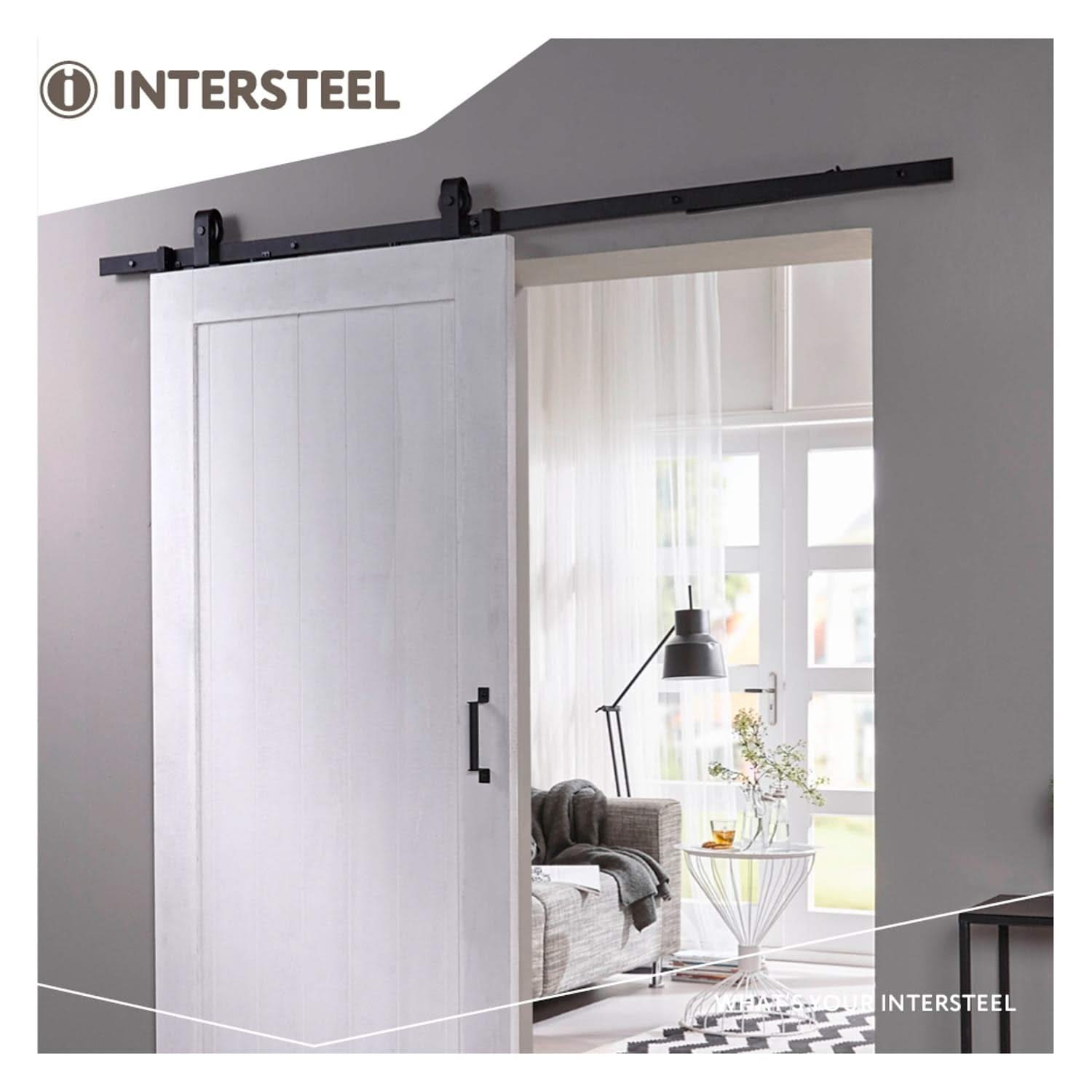 Intersteel Schuifdeursysteem Basic Top mat zwart 3