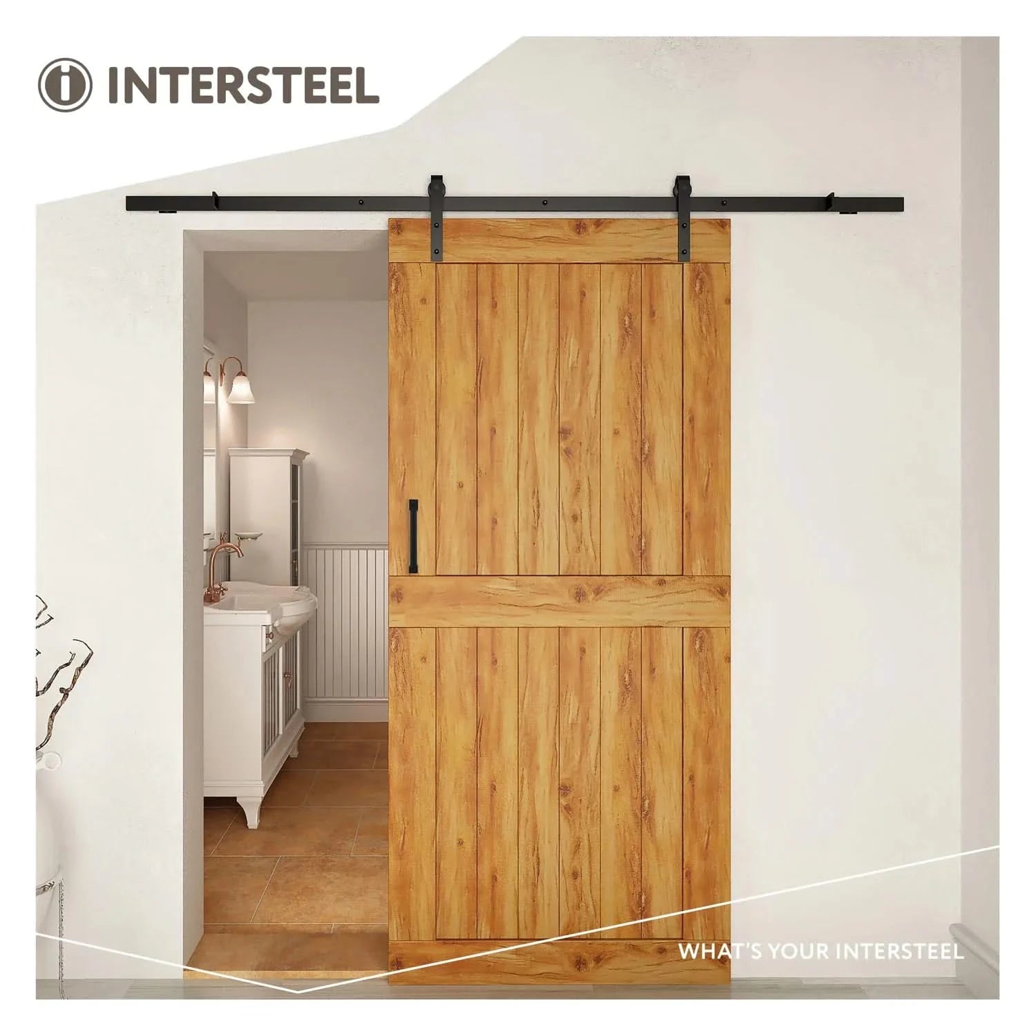 Intersteel Schuifdeursysteem Basic mat zwart 4