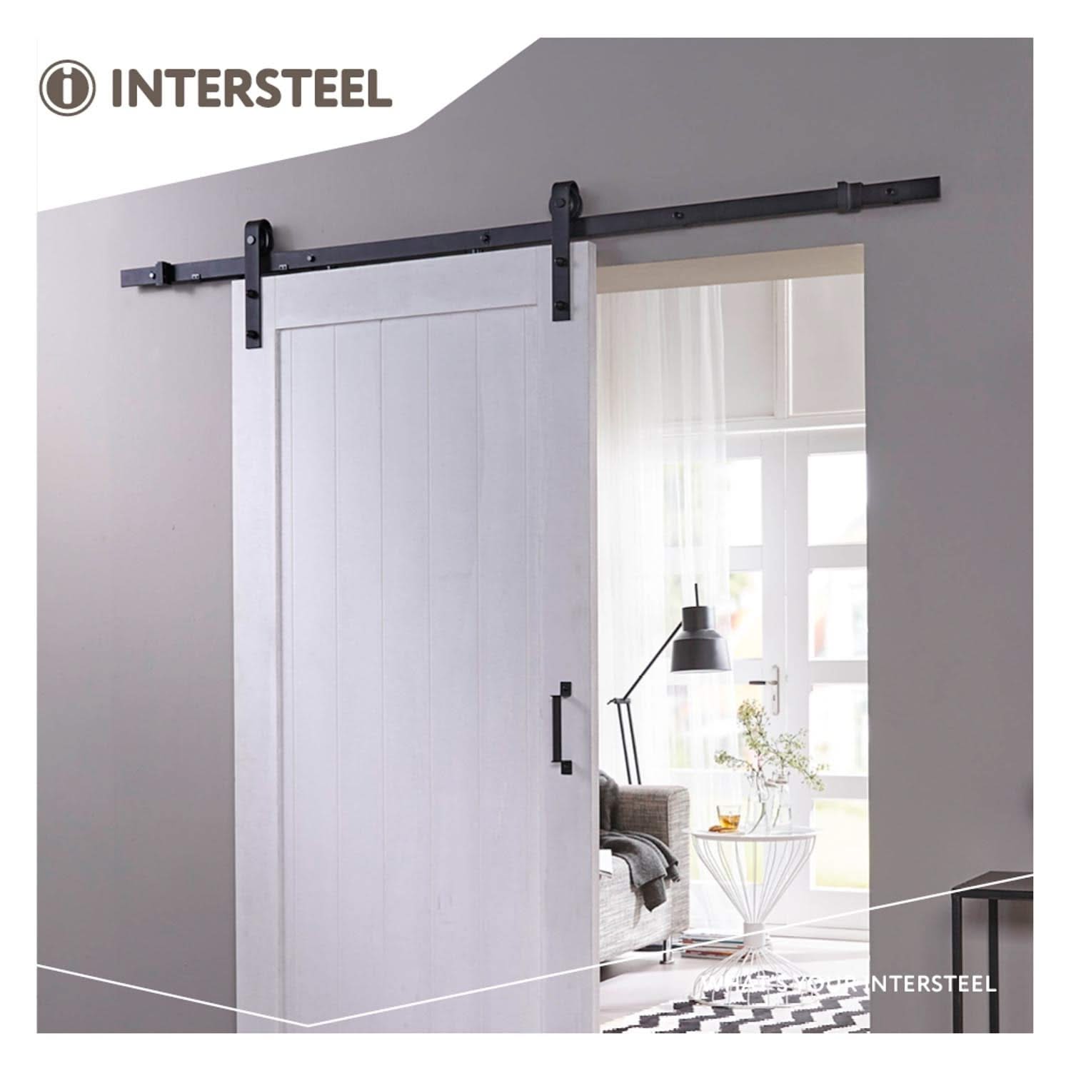 Intersteel Schuifdeursysteem Basic mat zwart 5