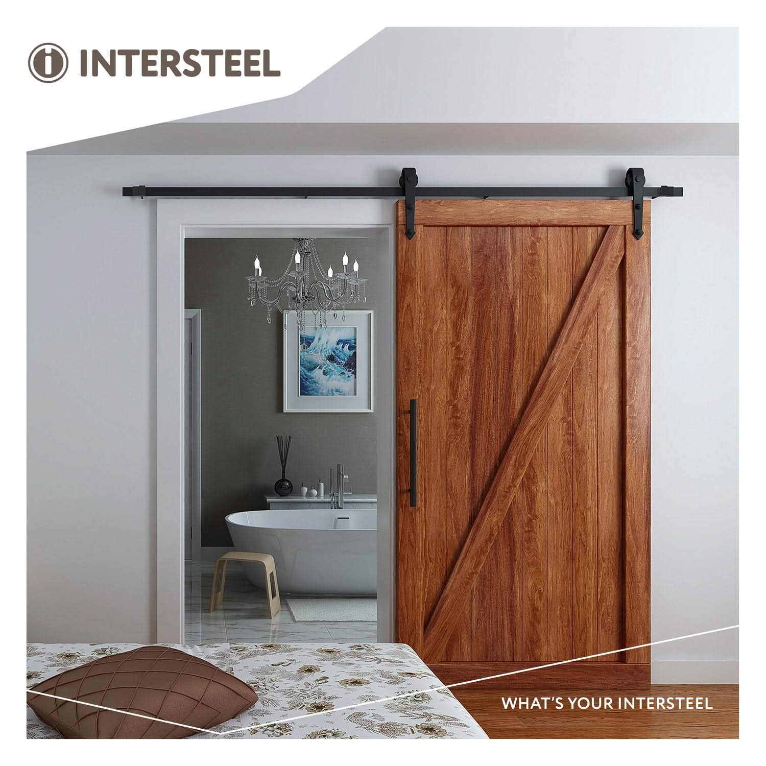 Intersteel Schuifdeursysteem Classic mat zwart 2