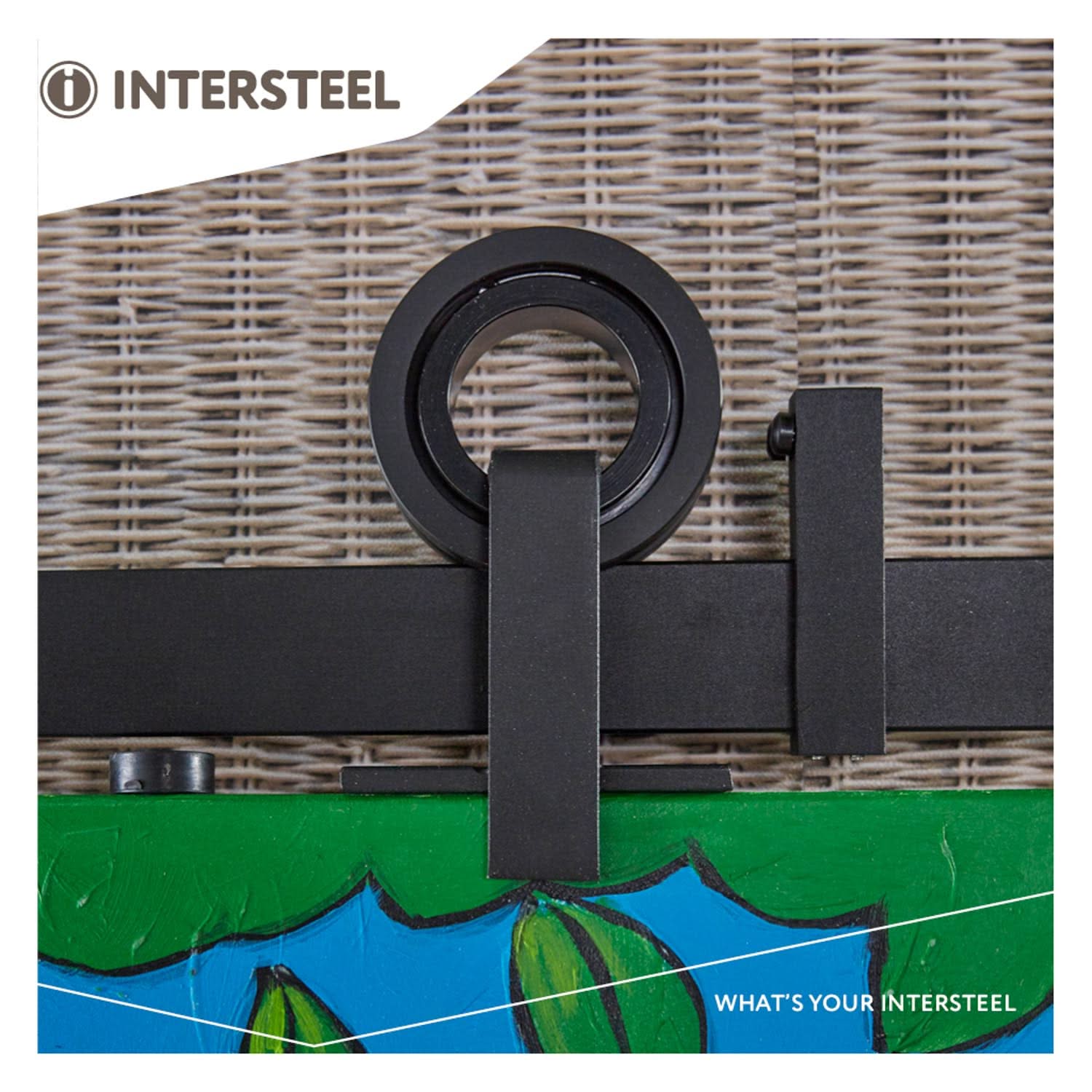 Intersteel Schuifdeursysteem Modern Top mat zwart 5
