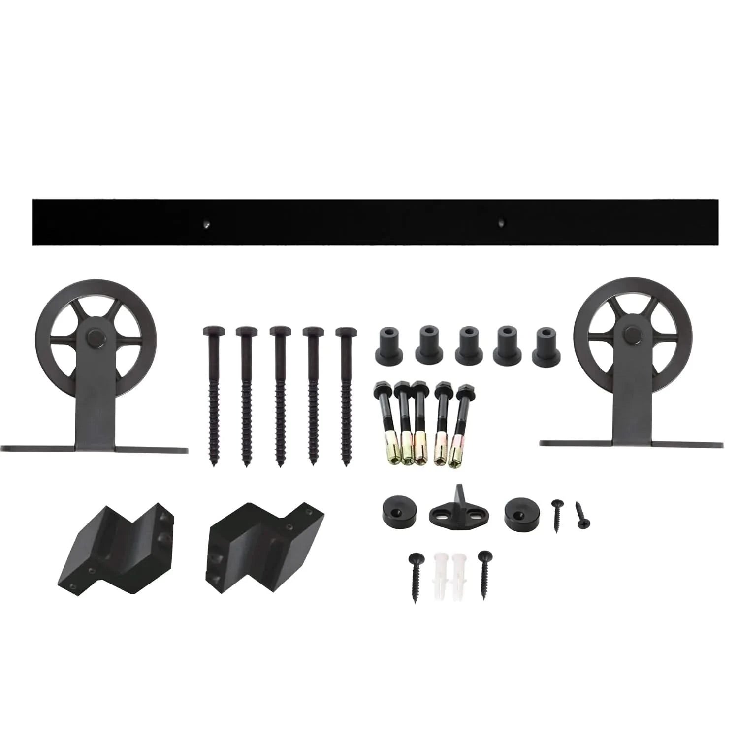 Intersteel | Schuifdeursysteem Wheel | Top | Mat Zwart