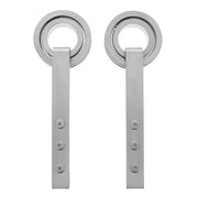 Intersteel | Set van 2 hangrollen Modern | 255mm | RVS Geborsteld