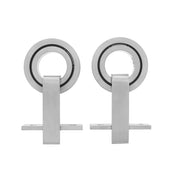 Intersteel | Set van 2 hangrollen Modern | Top | 155mm | RVS Geborsteld