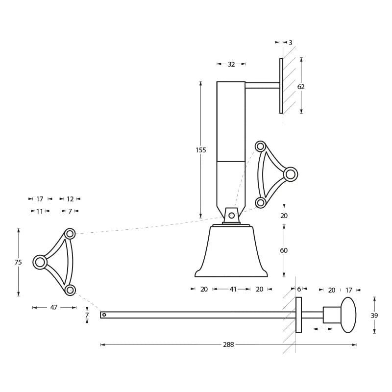 Intersteel Trekbel mat zwart 1