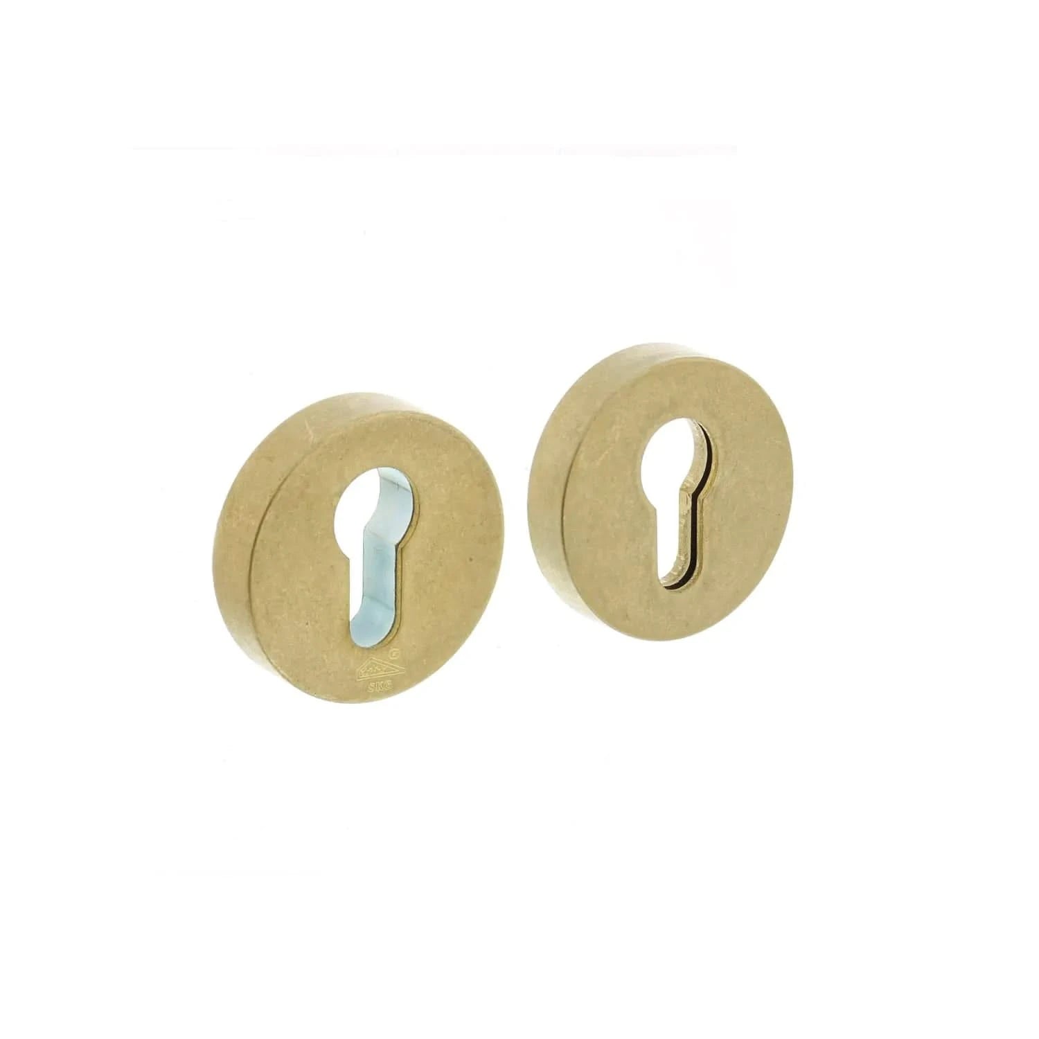 Intersteel | Veiligheidsrozet | Rond | SKG3 | Messing Getrommeld