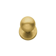 Intersteel | Voordeurknop bolrond | Messing Getrommeld