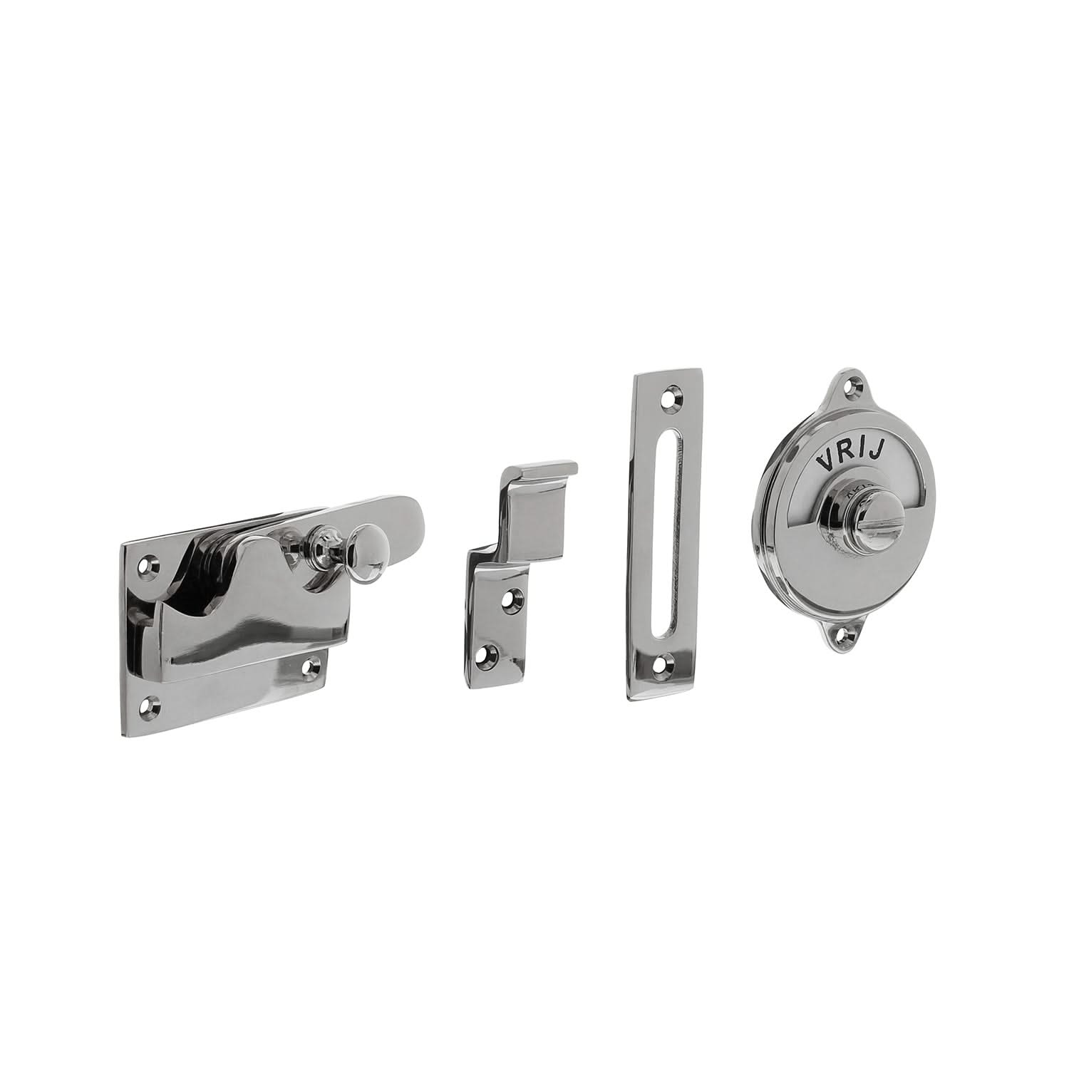 Intersteel WC overslag vlak vrij bezet nikkel