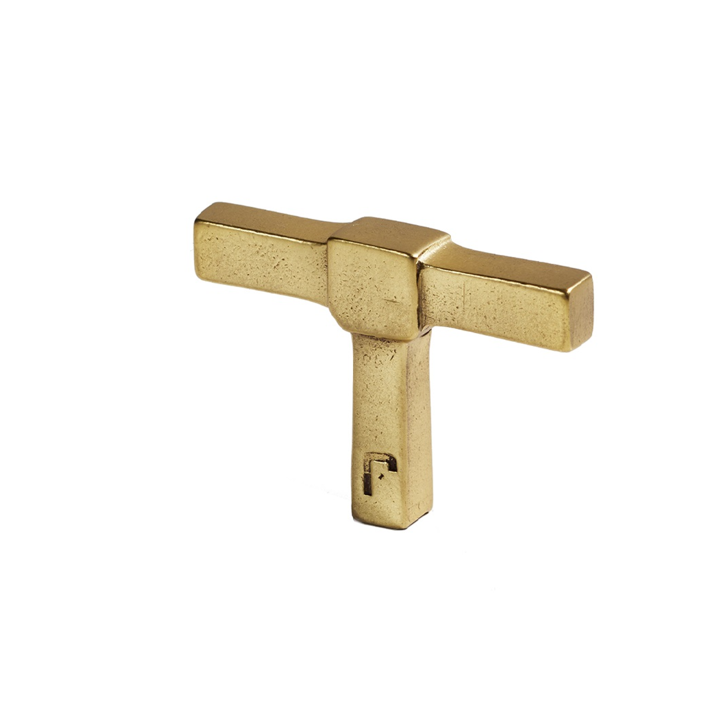 jolie cross | meubelknop | antiek goud