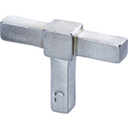 jolie cross | meubelknop | oud zilver