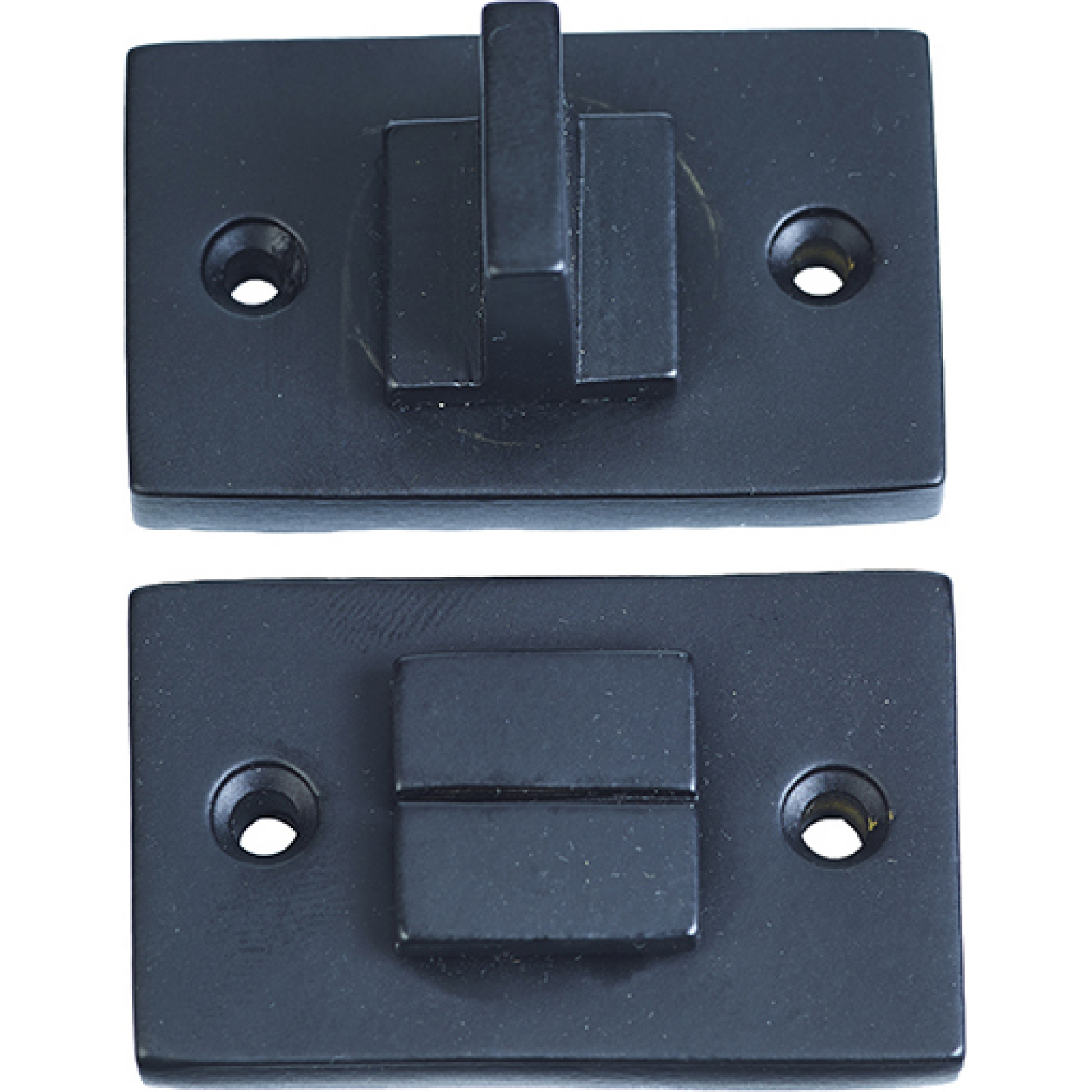 Jolie toiletgarnituur rechthoek 55 x 32 mm zwart