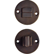 Jolie toiletgarnituur rond 52 mm antiek brons
