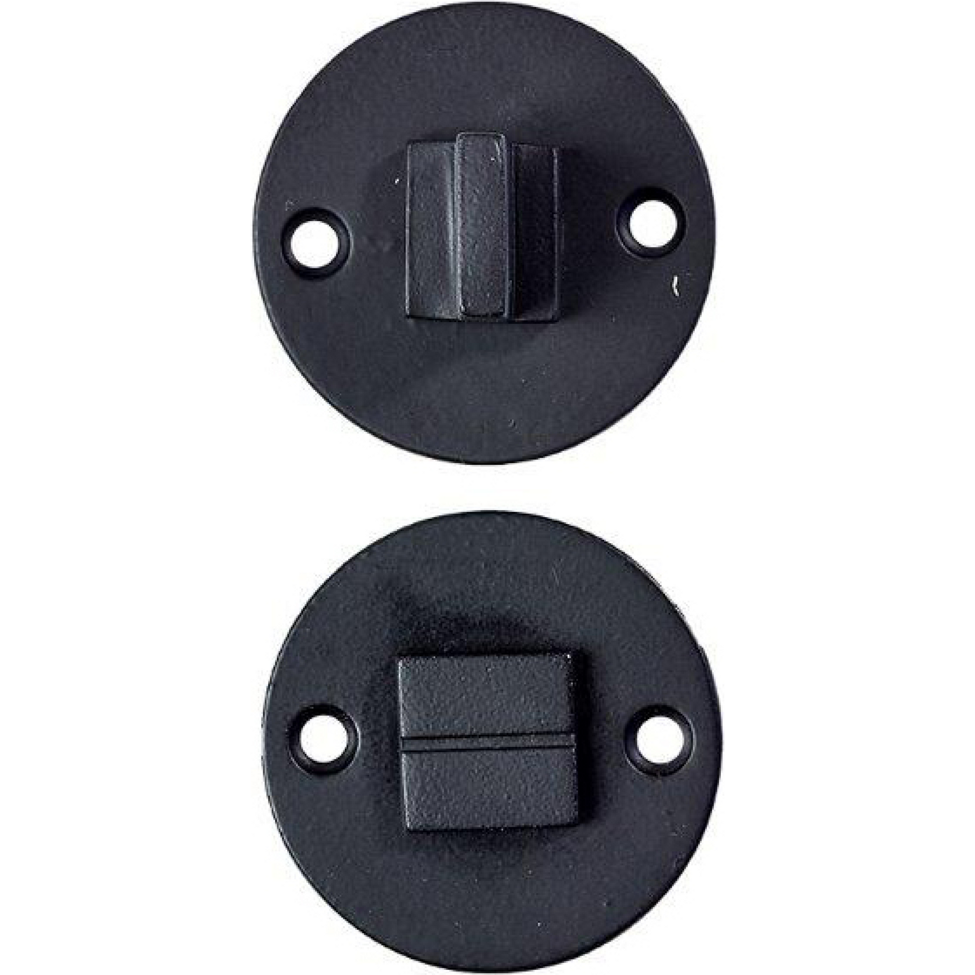 Jolie toiletgarnituur rond 52 mm zwart