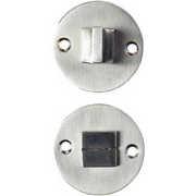 Jolie toiletgarnituur rond 52 mm oud zilver