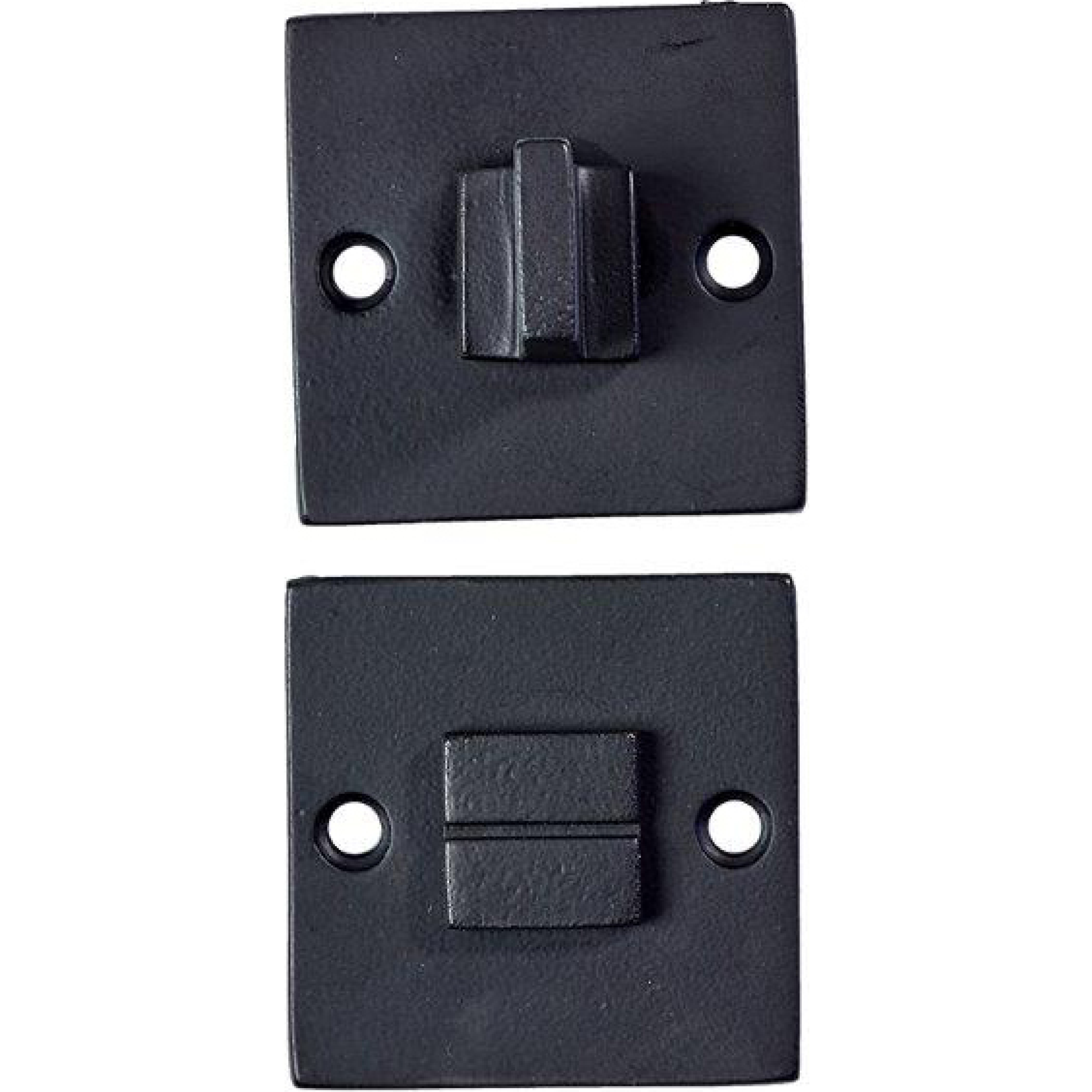 Jolie toiletgarnituur vierkant 52 mm zwart