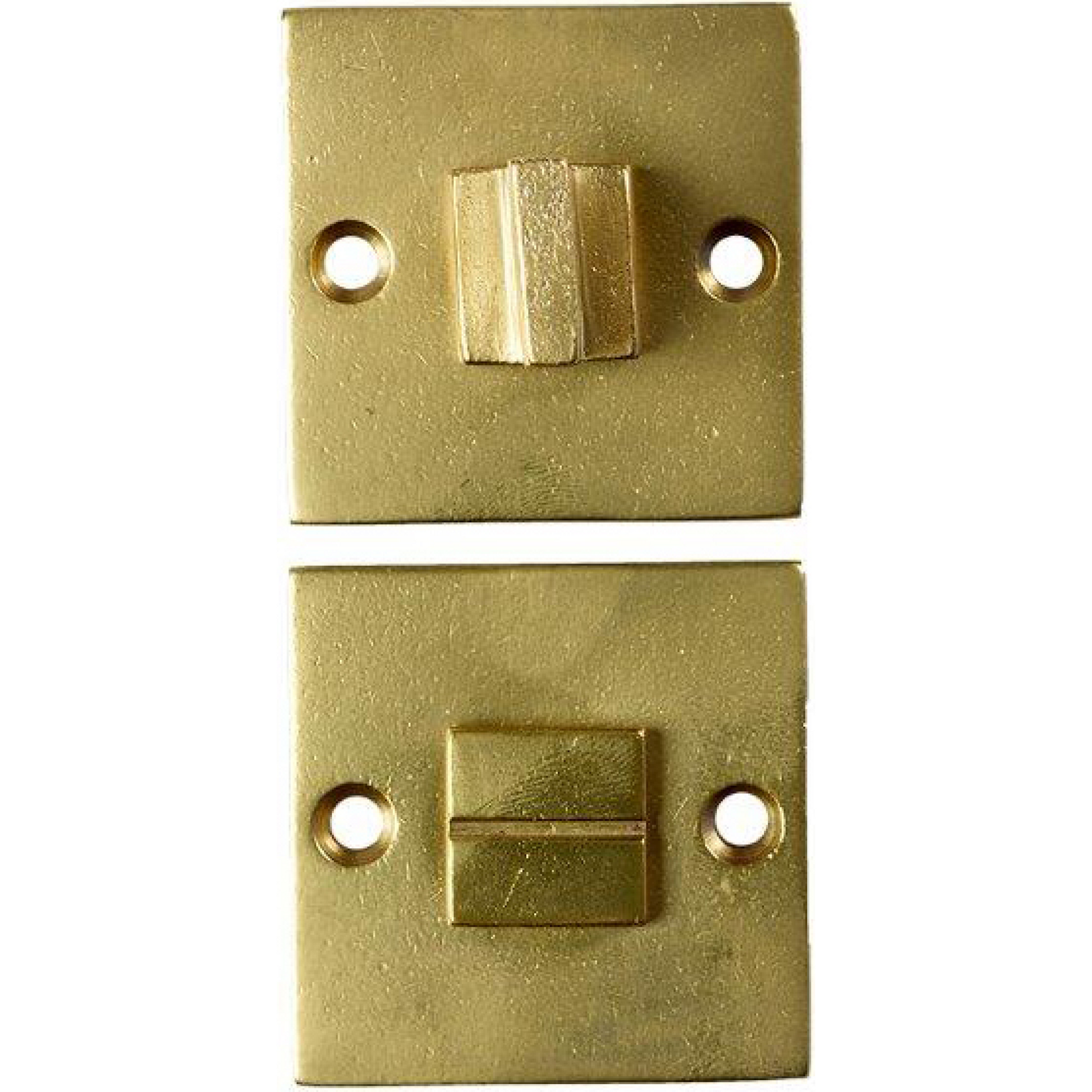 Jolie toiletgarnituur vierkant 52 mm antiek goud
