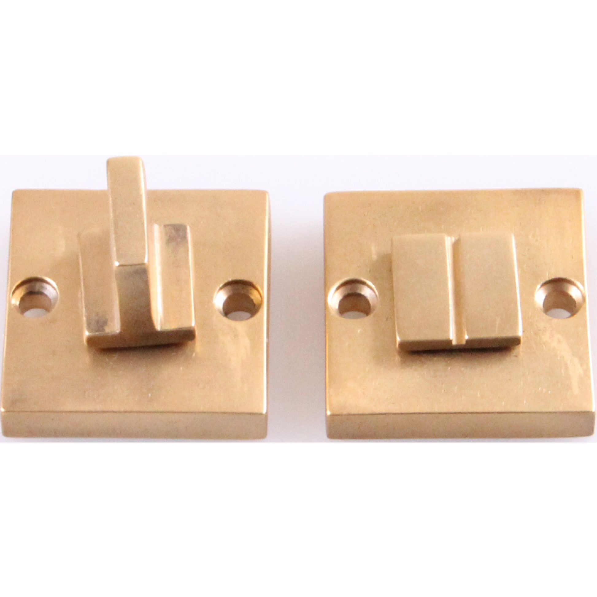 Jolie toiletgarnituur vierkant 42 mm antiek goud