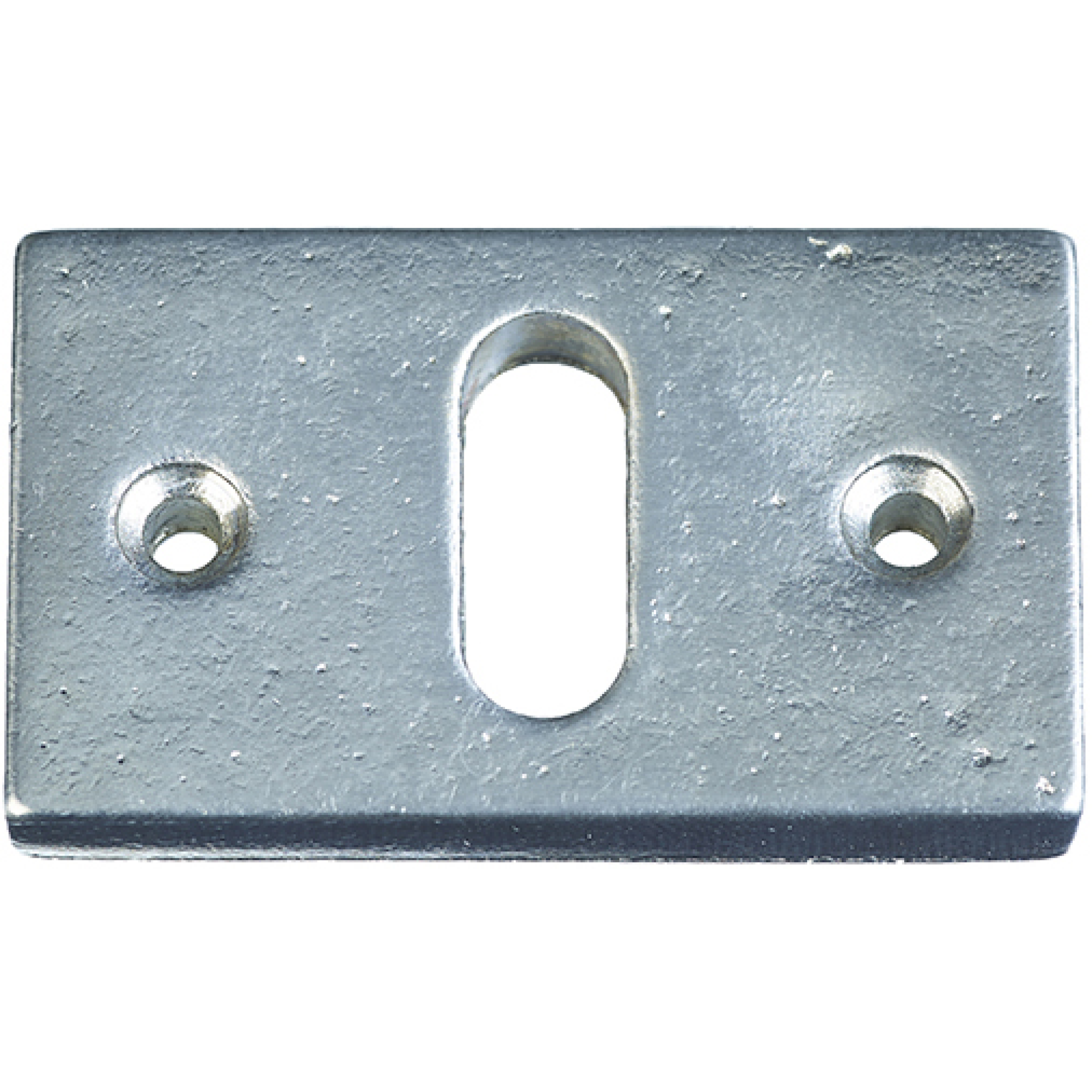 Jolie sleutelrozet rechthoek 55 x 32 mm oud zilver