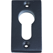Jolie cilinderrozet rechthoek 57,5 x 32 mm zwart
