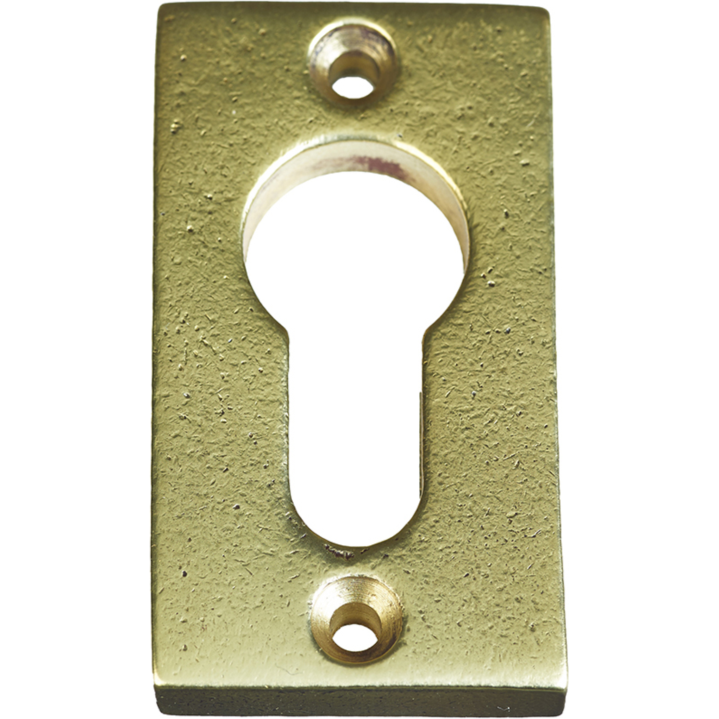 Jolie cilinderrozet rechthoek 57,5 x 32 mm antiek goud