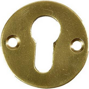 Jolie cilinderrozet rond 52 mm antiek goud
