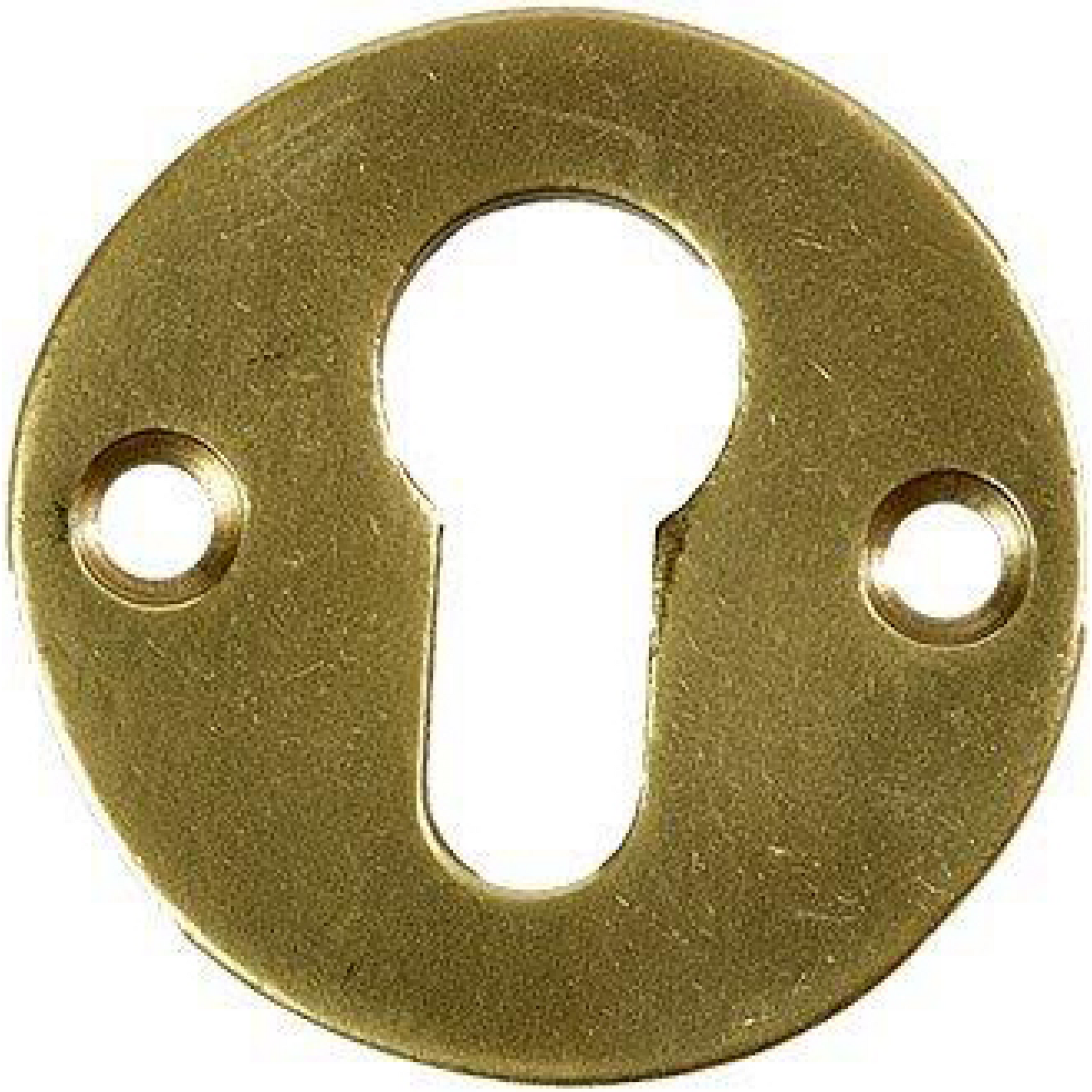 Jolie cilinderrozet rond 52 mm antiek goud
