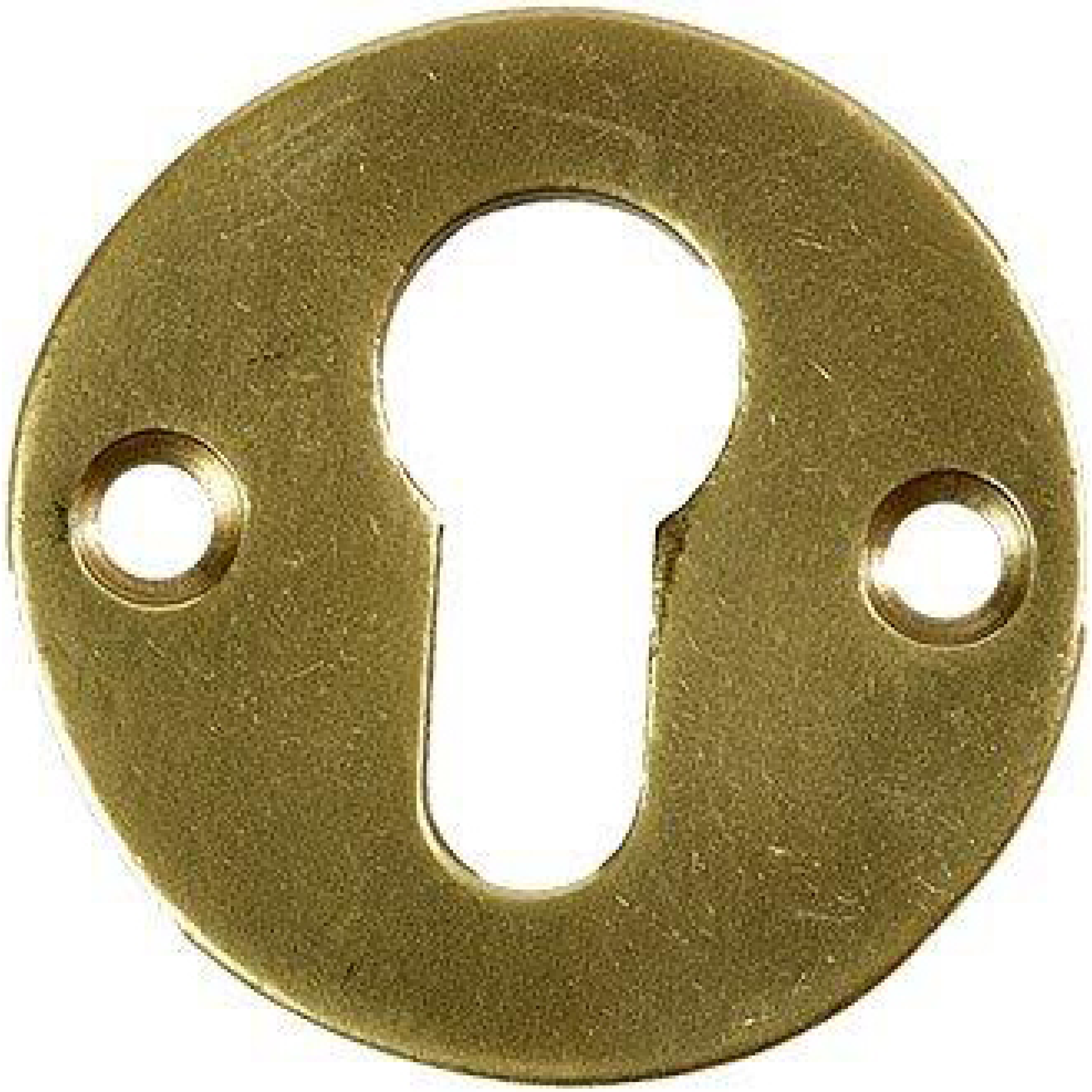 Jolie cilinderrozet rond 52 mm antiek goud