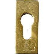 jolie | veiligheidscilinderrozet rechthoekig 70 x 30 mm | antiek goud