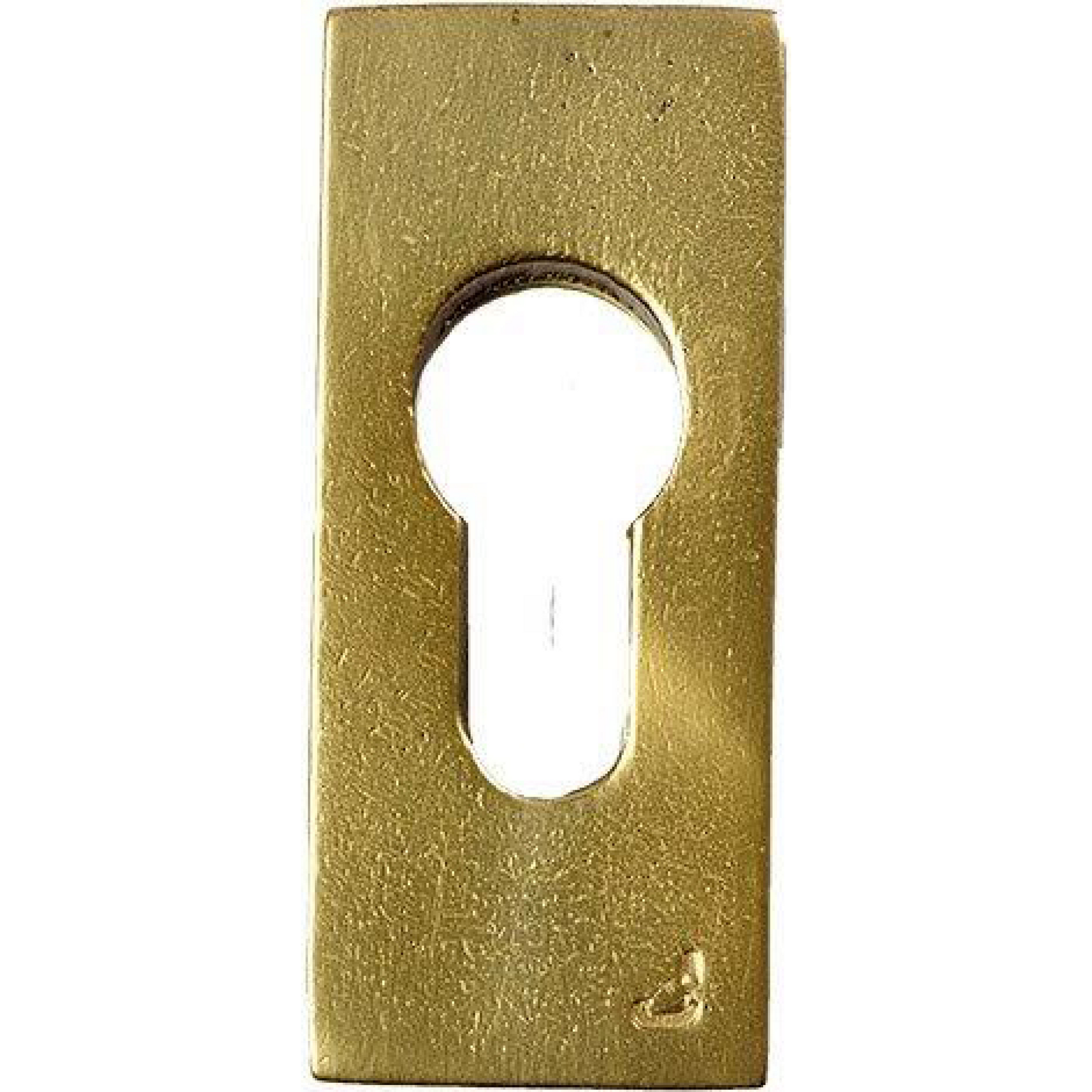 jolie | veiligheidscilinderrozet rechthoekig 70 x 30 mm | antiek goud