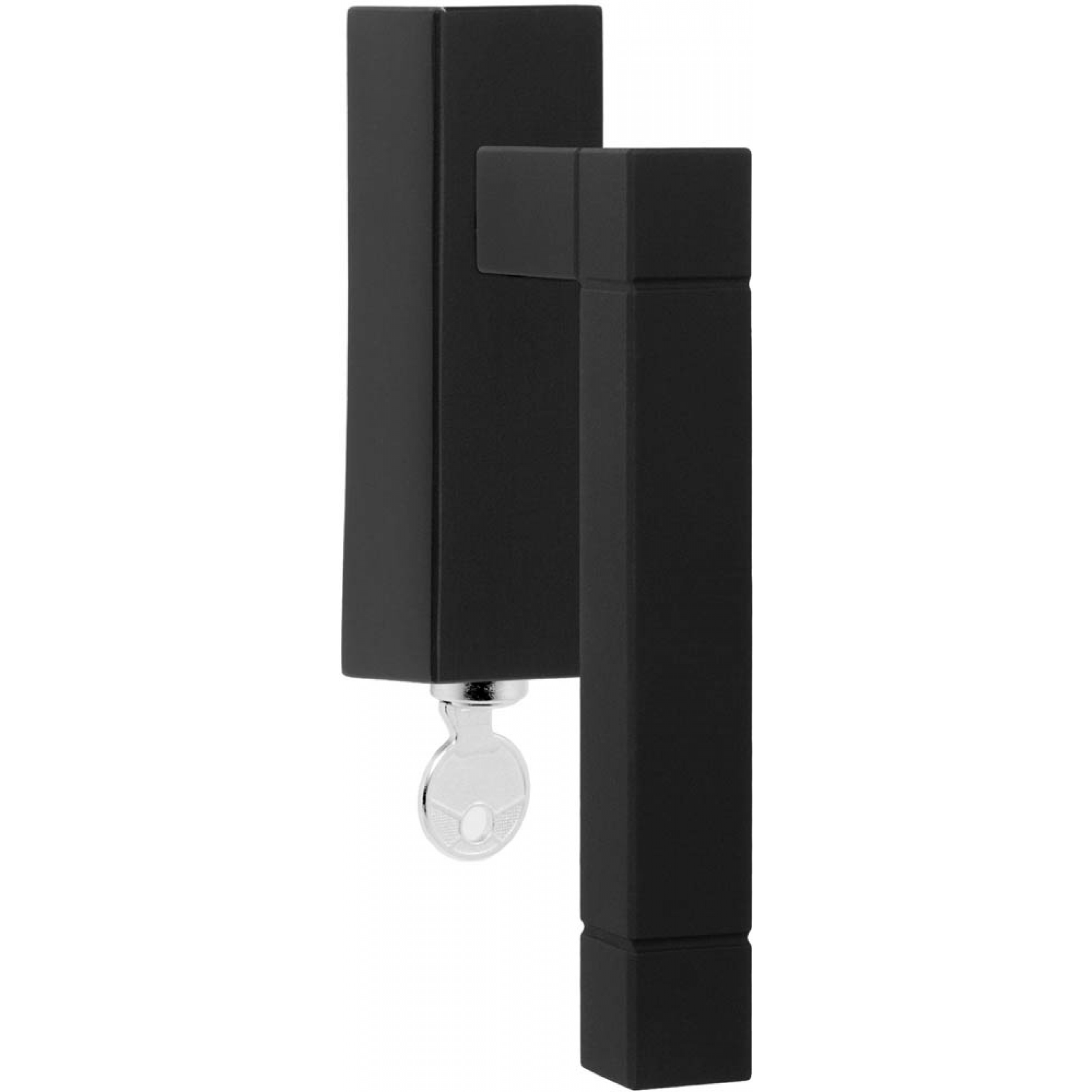 Formani JB100-DKLOCK draaikiepgarnituur afsluitbaar mat zwart rechts/links draaiend