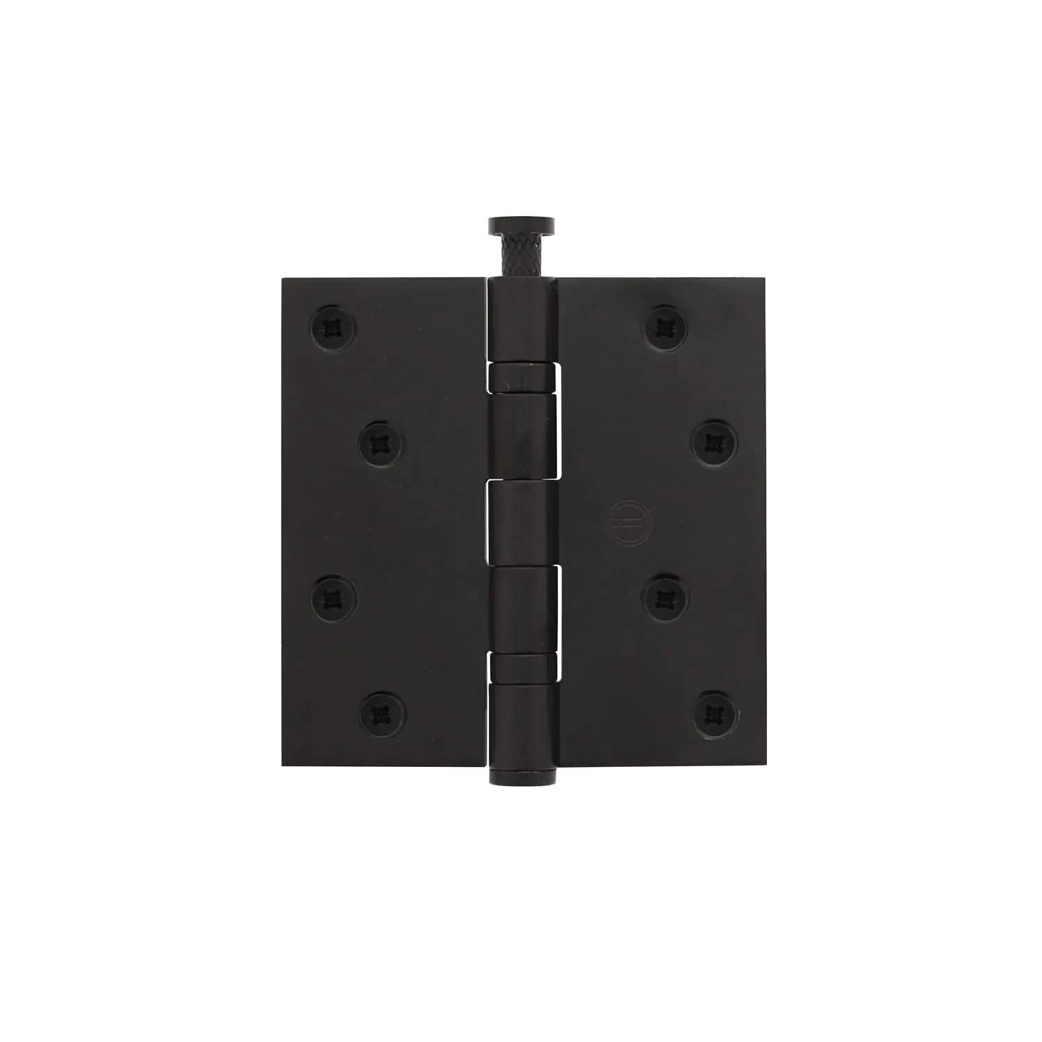 Kogellagerscharnier | Rechte hoek incl. schroeven | 89x89mm | Mat Zwart