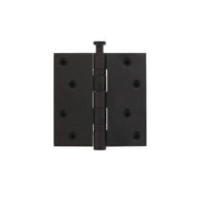 Kogellagerscharnier | Rechte hoek incl. schroeven | 89x89mm | Mat Zwart