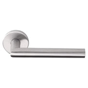 Deurkruk Cornisa | ronde rozet | EN1906 klasse 3 | PVD mat roestvast staal