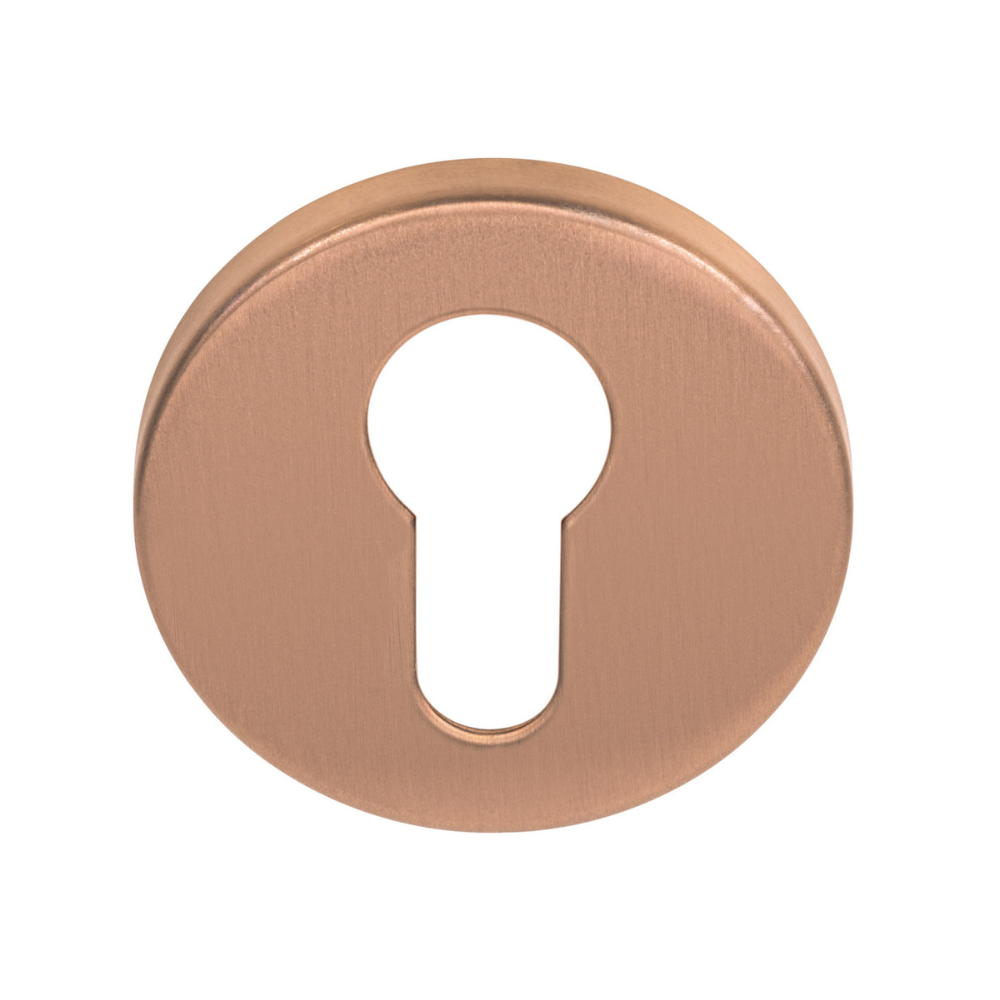 Formani | Cilinderplaatje BASIC LBY50 6mm | PVD Gepolijst Koper