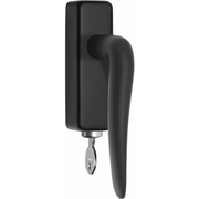 Formani LB20-DKLOCK-O draaikiepgarnituur afsluitbaar mat zwart rechts/links draaiend