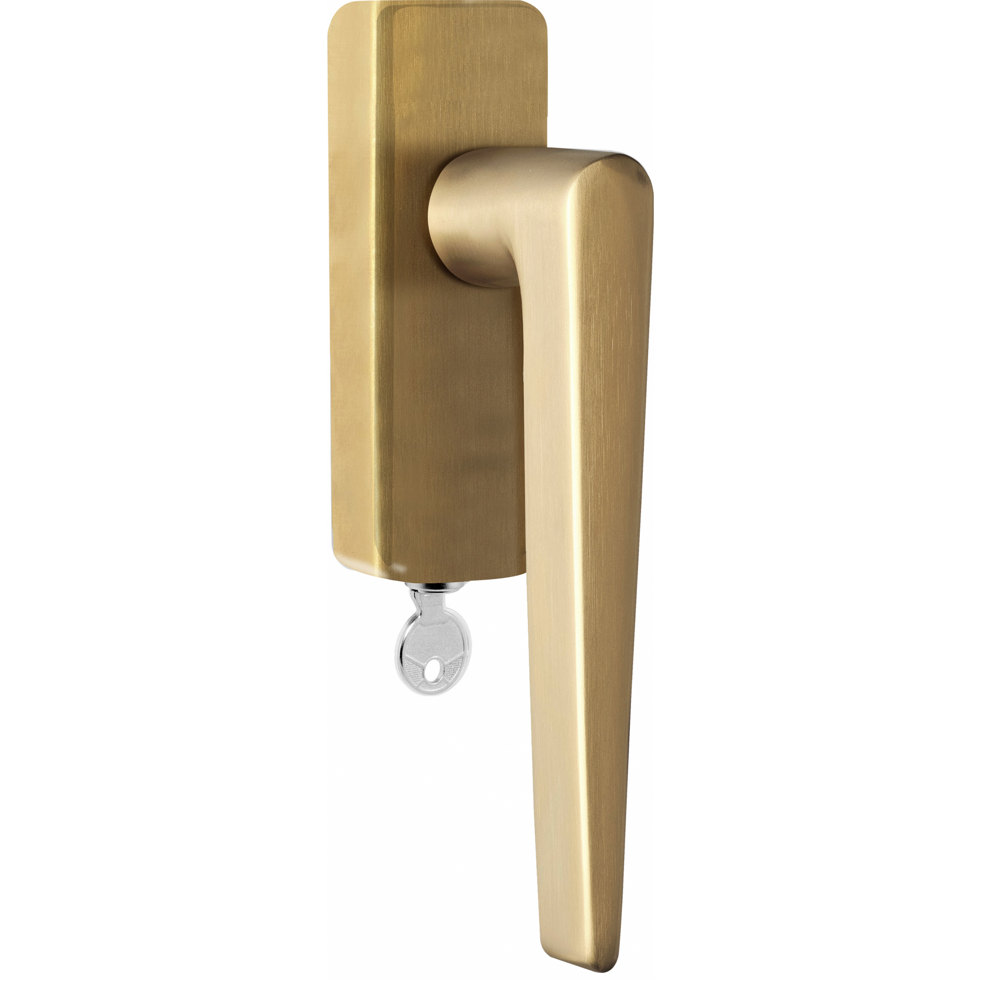 Formani LB21H-DKLOCK-O draaikiepgarnituur afsluitbaar PVD mat goud rechts/ links draaiend